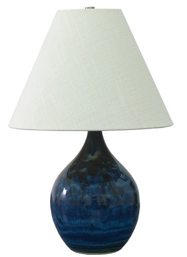 House of Troy - GS200-MID - One Light Table Lamp - Scatchard - Midnight Blue