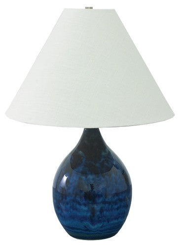House of Troy - GS300-MID - One Light Table Lamp - Scatchard - Midnight Blue