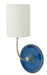 House of Troy - GS775-SNBG - One Light Wall Sconce - Scatchard - Blue Gloss and Satin Nickel