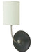 House of Troy - GS775-SNBM - One Light Wall Sconce - Scatchard - Black Matte and Satin Nickel