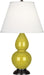 Robert Abbey - CI11X - One Light Accent Lamp - Small Double Gourd - Citron Glazed Ceramic w/ Deep Patina Bronzeed