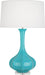 Robert Abbey - EB996 - One Light Table Lamp - Pike - Egg Blue Glazed Ceramic w/ Lucite Base