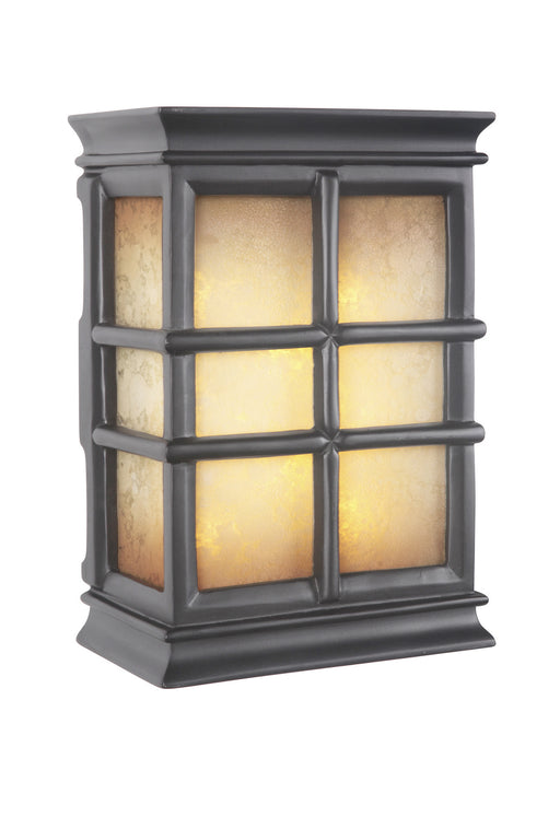 Craftmade - ICH1505-BK - Hand-Carved Window Pane Lighted Chime - Illuminated Door Chime System - Black