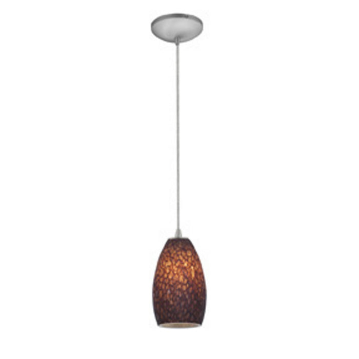 Access - 28012-1C-BS/BRST - One Light Pendant - Champagne - Brushed Steel