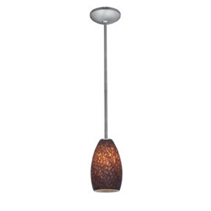 Access - 28012-1R-BS/BRST - One Light Pendant - Champagne - Brushed Steel
