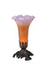 Meyda Tiffany - 11295 - One Light Accent Lamp - Amber/Purple Pond Lily - Antique
