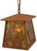 Meyda Tiffany - 114537 - One Light Pendant - Cowboy & Steer - Rust