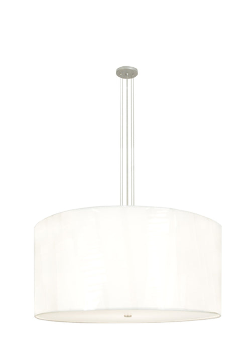 Meyda Tiffany - 122398 - Four Light Pendant - Cilindro - Nickel