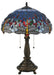 Meyda Tiffany - 119650 - Two Light Table Lamp - Tiffany Hanginghead Dragonfly - Mahogany Bronze