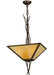 Meyda Tiffany - 120371 - Four Light Inverted Pendant - Anala - Custom