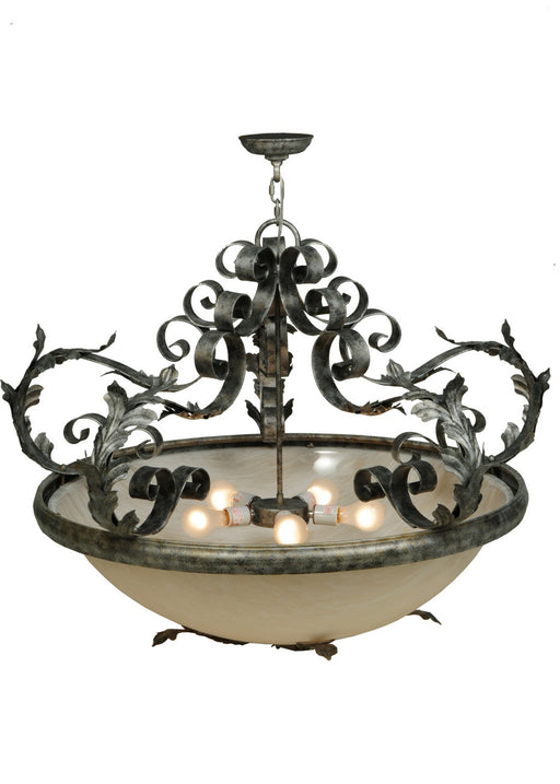 Meyda Tiffany - 120442 - Five Light Inverted Pendant - Renaissance - Custom