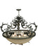 Meyda Tiffany - 120442 - Five Light Inverted Pendant - Renaissance - Custom