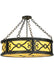 Meyda Tiffany - 120478 - Four Light Inverted Pendant - Donya - Custom