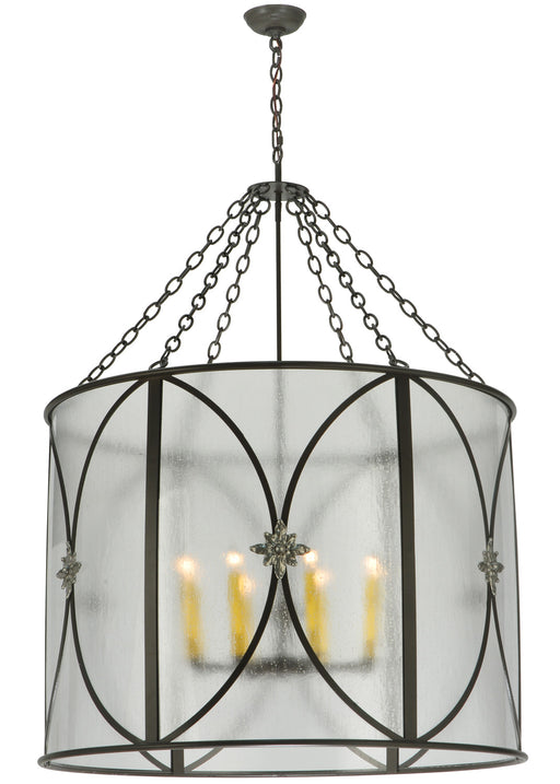 Meyda Tiffany - 124405 - Eight Light Chandelier - Penelope - Nickel,Timeless Bronze