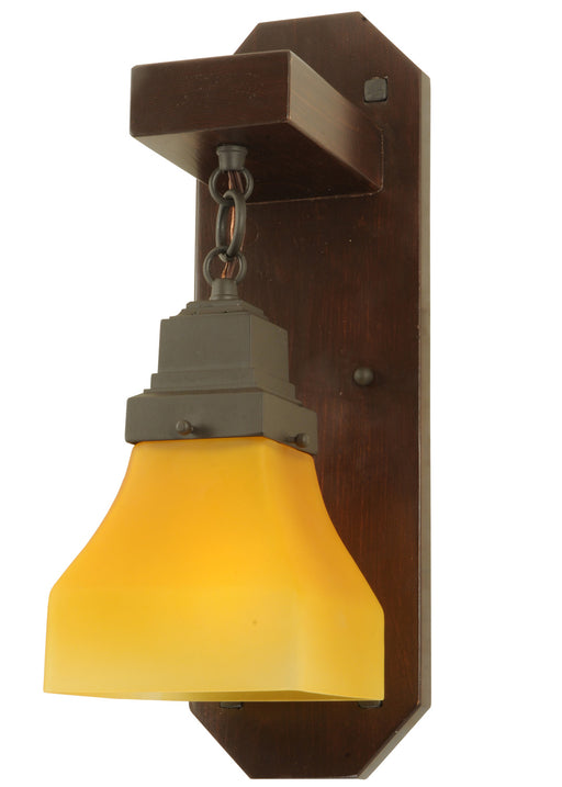 Meyda Tiffany - 124482 - One Light Wall Sconce - Bungalow - Natural Wood