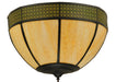 Meyda Tiffany - 124536 - Four Light Wall Sconce - Coronation - Craftsman Brown