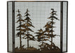 Meyda Tiffany - 124964 - Fireplace Screen - Tall Pines - Antique Copper