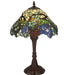 Meyda Tiffany - 125093 - One Light Accent Lamp - Spiral Grape - Antique