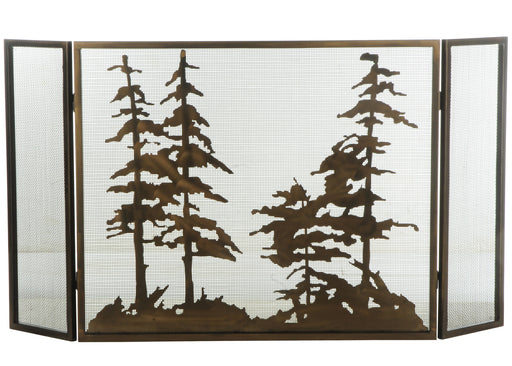 Meyda Tiffany - 126060 - Fireplace Screen - Tall Pines - Antique Copper