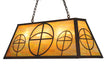 Meyda Tiffany - 126125 - Nine Light Oblong Pendant - Circle Cross - Vintage Copper