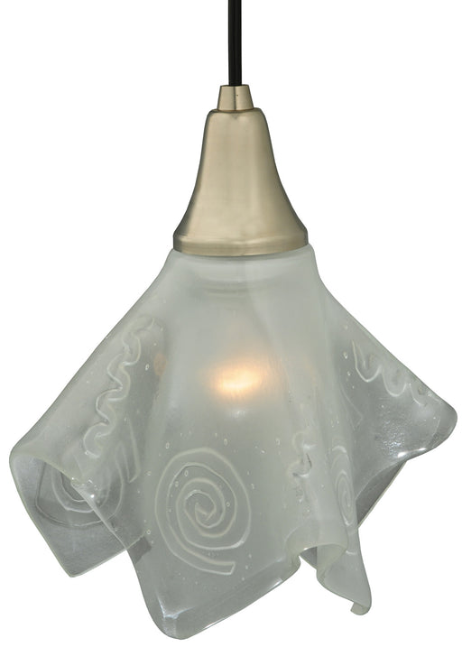 Meyda Tiffany - 126193 - One Light Mini Pendant - Metro Fusion - Brushed Nickel