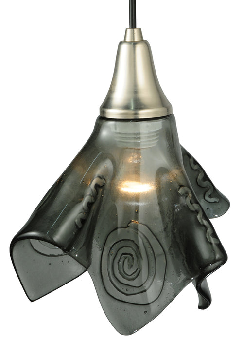 Meyda Tiffany - 126195 - One Light Mini Pendant - Metro Fusion - Brushed Nickel