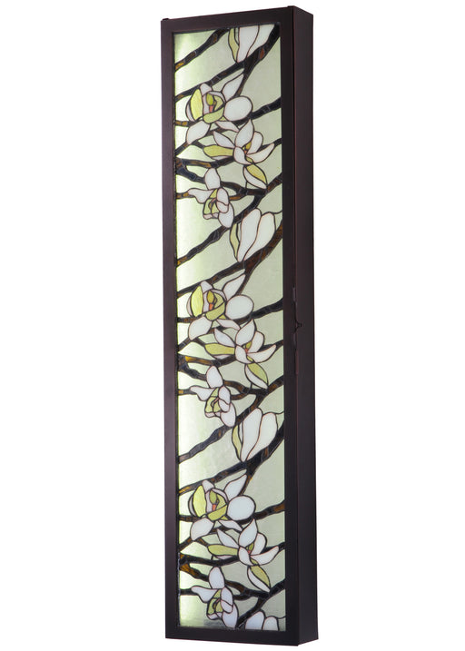 Meyda Tiffany - 126849 - LED Wall Sconce - Magnolia - Mahogany Bronze