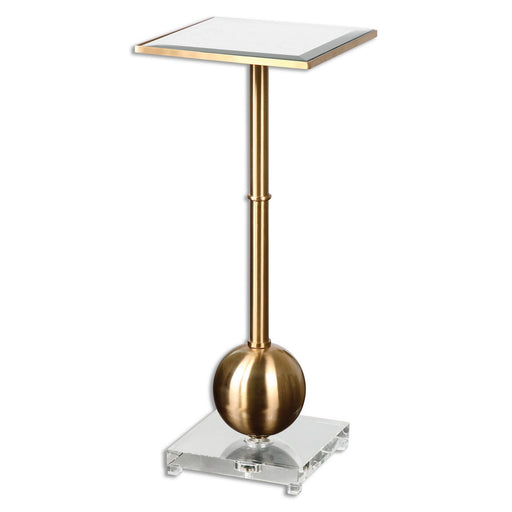 Uttermost - 24502 - Accent Table - Laton - Brushed Brass Metal