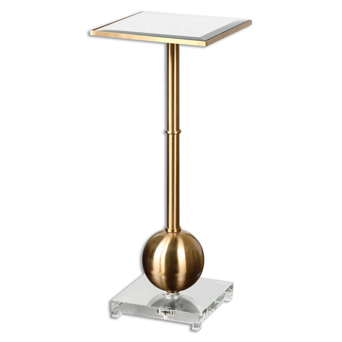 Uttermost - 24502 - Accent Table - Laton - Brushed Brass Metal