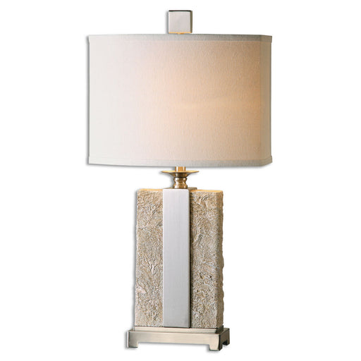 Uttermost - 26508-1 - One Light Table Lamp - Bonea - Brushed Nickel