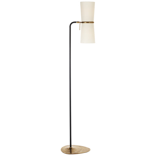 Visual Comfort - ARN 1003BLK-L - Two Light Floor Lamp - Clarkson - Black and Brass