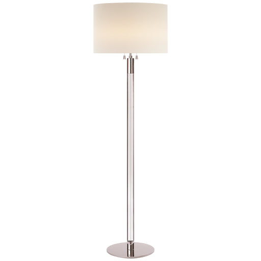 Visual Comfort - ARN 1005PN/CG-L - Two Light Floor Lamp - Riga - Polished Nickel with Clear Glass