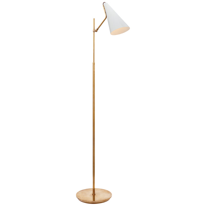 Visual Comfort - ARN 1010HAB-WHT - One Light Floor Lamp - Clemente - Plaster White