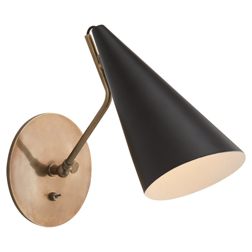 Visual Comfort - ARN 2024HAB-BLK - One Light Wall Sconce - Clemente - Black and Brass