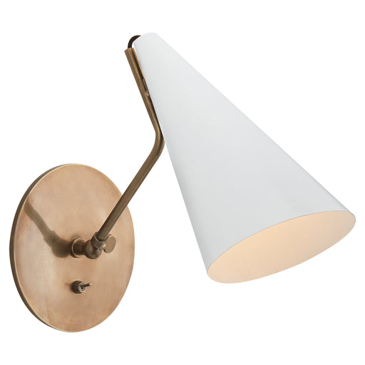 Visual Comfort - ARN 2024HAB-WHT - One Light Wall Sconce - Clemente - Plaster White