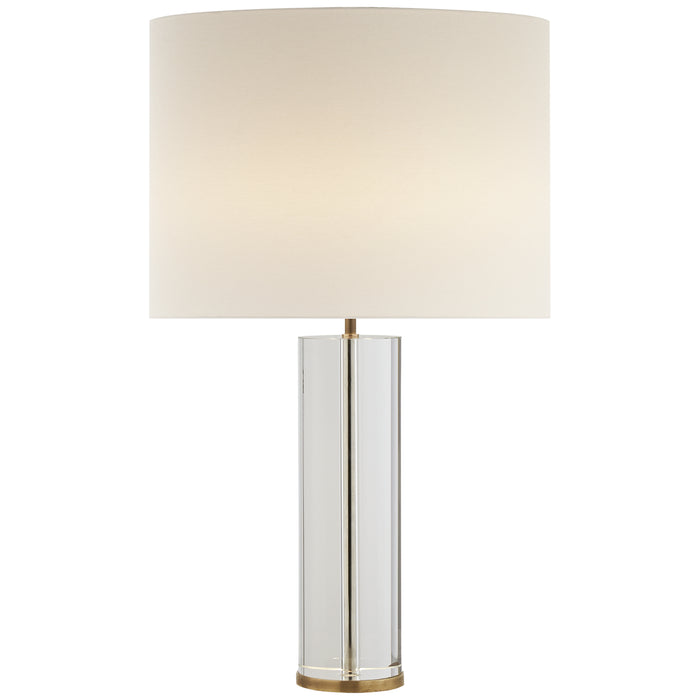 Visual Comfort - ARN 3024CG/HAB-L - Two Light Table Lamp - Lineham - Crystal with Brass