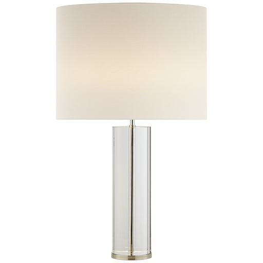Visual Comfort - ARN 3024CG/PN-L - Two Light Table Lamp - Lineham - Crystal with Polished Nickel