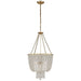 Visual Comfort - ARN 5102HAB-CG - Four Light Chandelier - JACQUELINE - Hand-Rubbed Antique Brass