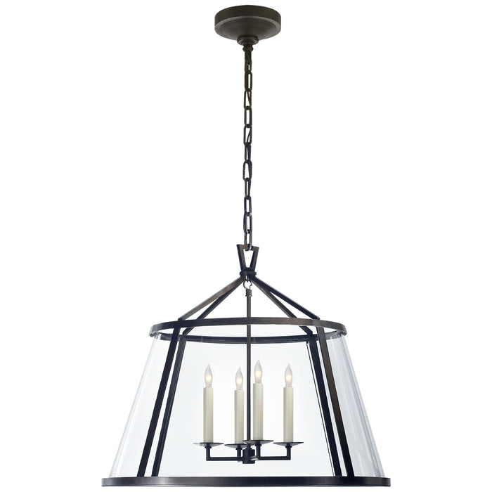 Visual Comfort - CHC 2202AI-CG - Four Light Pendant - darlana - Aged Iron