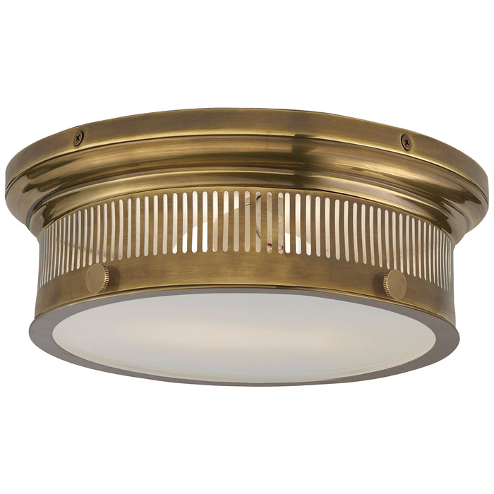 Visual Comfort - CHC 4391AB-WG - Two Light Flush Mount - Alderly - Antique-Burnished Brass
