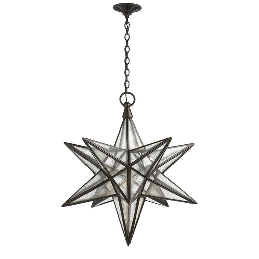 Visual Comfort - CHC 5212AI-AM - One Light Lantern - Moravian Star - Aged Iron