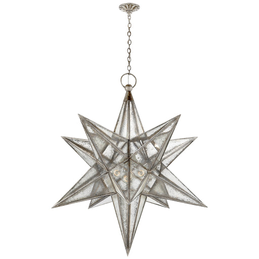 Visual Comfort - CHC 5213BSL-AM - Three Light Lantern - Moravian Star - Burnished Silver Leaf