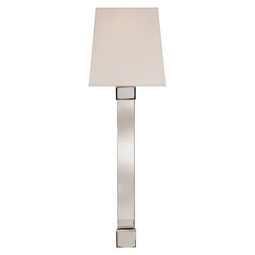 Visual Comfort - CHD 2713PN/CG-S - One Light Wall Sconce - Edgar - Crystal with Polished Nickel