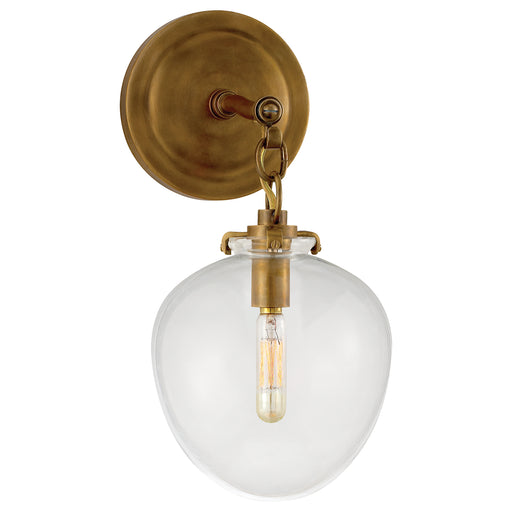 Visual Comfort - TOB 2225HAB/G2-CG - One Light Wall Sconce - Katie2 - Hand-Rubbed Antique Brass