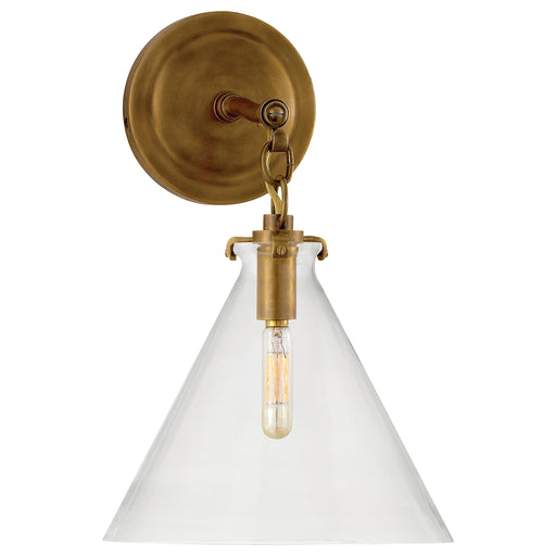 Visual Comfort - TOB 2225HAB/G6-CG - One Light Wall Sconce - Katie6 - Hand-Rubbed Antique Brass