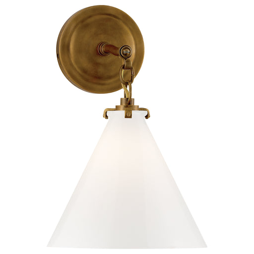Visual Comfort - TOB 2225HAB/G6-WG - One Light Wall Sconce - Katie6 - Hand-Rubbed Antique Brass