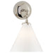 Visual Comfort - TOB 2225PN/G6-WG - One Light Wall Sconce - Katie6 - Polished Nickel