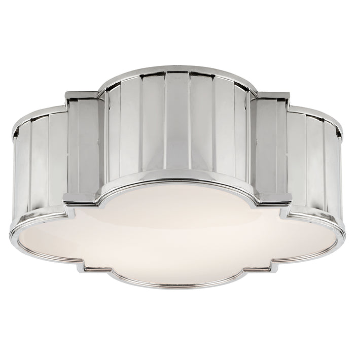 Visual Comfort - TOB 4131PN-WG - Four Light Flush Mount - Tilden - Polished Nickel