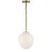Visual Comfort - TOB 5226HAB/G2-WG - One Light Pendant - Katie2 - Hand-Rubbed Antique Brass