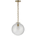 Visual Comfort - TOB 5226HAB/G4-SG - One Light Pendant - Katie4 - Hand-Rubbed Antique Brass